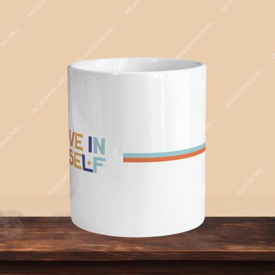 Print Ginnie 101_Believe In Yourself L-A Ceramic Coffee Mug(325 ml)