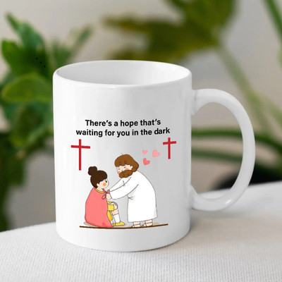 GiftsGlow Ceramic White mug pack of 1 Customized designs_MKH437 Ceramic Coffee Mug(350 ml)