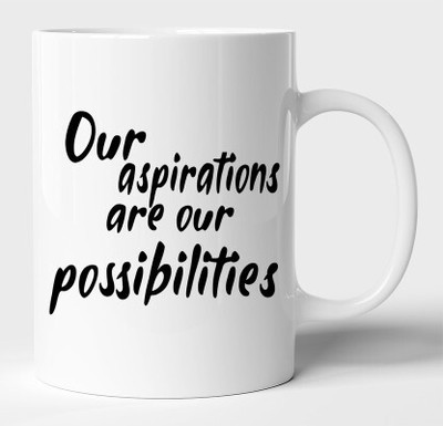 NOBI Printed Ceramic For Gifting 330ml Model 0958 Ceramic Coffee Mug(330 ml)