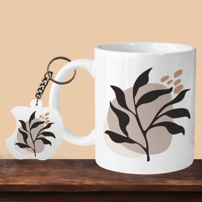 Printhorizon 101_Love Well Is The Task L-A Ceramic Coffee Mug(330 ml, Pack of 2)