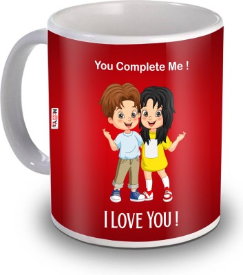 ME&YOU Coffee for Girlfriend on Valentine Day | Ceramic Printed Coffee | 320 Ml Ceramic Coffee Mug(320 ml)