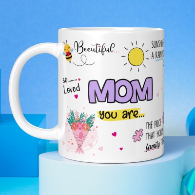 Visibee Mom You are...Mug - Mother’s Day Gift, Birthday Gift for Mom Ceramic Coffee Mug(325 ml)