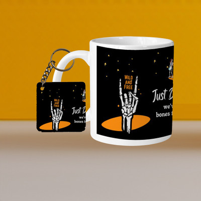 VM MALL 101_VM K Letter 02 L-S Ceramic Coffee Mug(335 ml, Pack of 2)