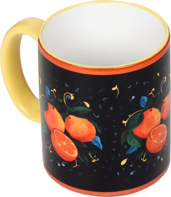 KOLOROBIA Oranges from Italy Ceramic Coffee Mug(325 ml)