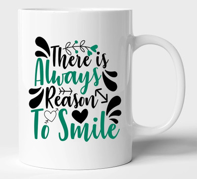 BLISSart NEW_BLS-PM-KP2175-W Ceramic Coffee Mug(350 ml)
