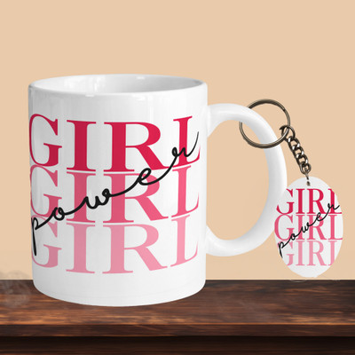 Print Ginnie 101_Girl Power R-O Ceramic Coffee Mug(325 ml)