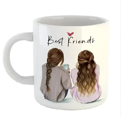 Print My Vibe Birthday Gift For BestFriend Girlfriend, Happy birthday Ceramic Coffee Mug(350 ml)