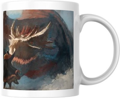 tierstore Stylish Ceramic Cup – Game of Thrones | Durable Coffee | 350 ML Ceramic Coffee Mug(350 ml)