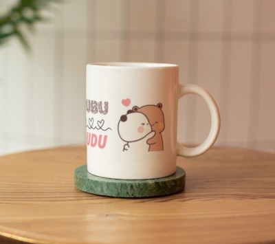 Kavisartcart Bubu_dudu_hug Ceramic Coffee Mug(350 ml)