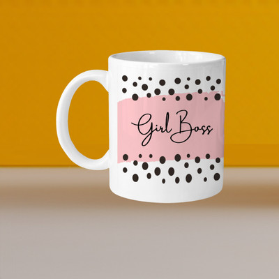 Print Ginnie 101_VM Cat Cute 01 L-H Ceramic Coffee Mug(694 ml, Pack of 2)
