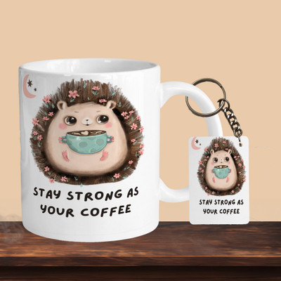 sublix NEW_Stay Strong As Your Coffee R-R Ceramic Coffee Mug(330 ml)