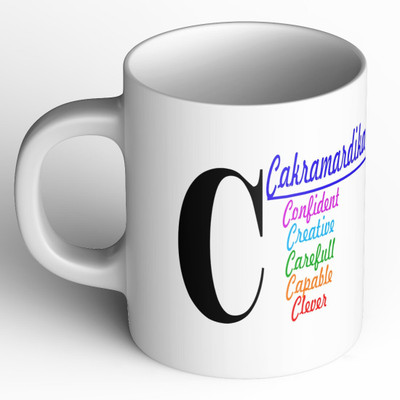 Abaronee NEW_Cakramardika c001 in name Ceramic Coffee Mug(350 ml)