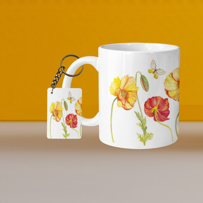 VM MALL 101_VM Coffee Lovers Panda L-R Ceramic Coffee Mug(330 ml, Pack of 2)