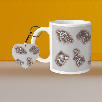 VM MALL 101_VM H Letter 01 L-H Ceramic Coffee Mug(320 ml)