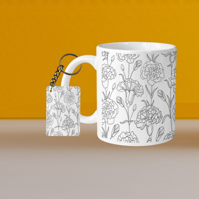 AG MALL 101_VM Be As Strong L-R Ceramic Coffee Mug(330 ml, Pack of 2)