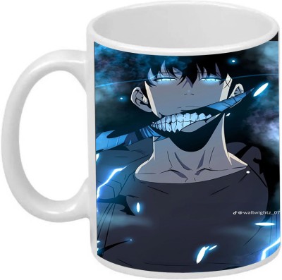 FAZAKA SUNG JIN WOO BLUE ANIME Ceramic Coffee Mug(350 ml)