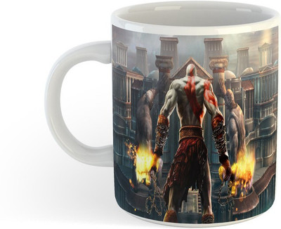 NNADN All Day New Printed God Of War Ceramic Coffee 19_New Ceramic Coffee Mug(330 ml)
