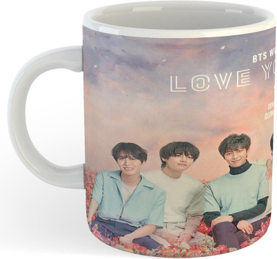 Daddy dream NEW-Printed BTS Band,Vogue Music,Korean Band,BTS Army Coffee 16 Ceramic Coffee Mug(325 ml)