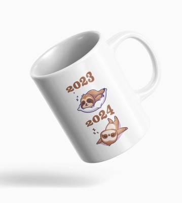 NarayaniCollectionss Sleep More, Graphic Printed Sublimated Coffees Ceramic Coffee Mug(250 ml)