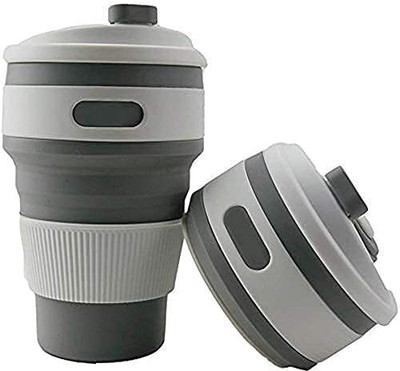 Opulent portable foldable mug Plastic Coffee Mug(350 ml)