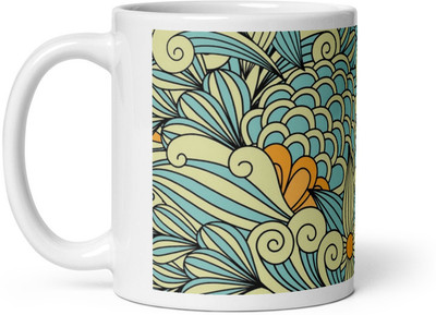 Mr UVD Seamless Pattern Ceramic Coffee Mug(350 ml)