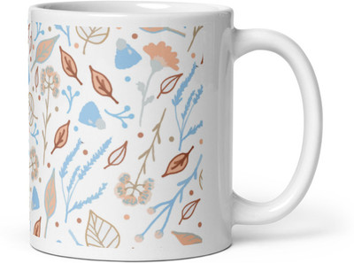 Mr UVD Leaf pattern_MUGG Ceramic Coffee Mug(350 ml)