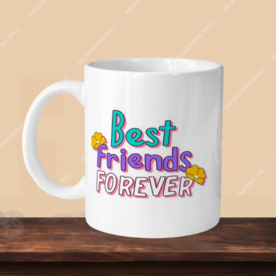 Print Ginnie 101_Best Friend Forever R-A Ceramic Coffee Mug(325 ml)