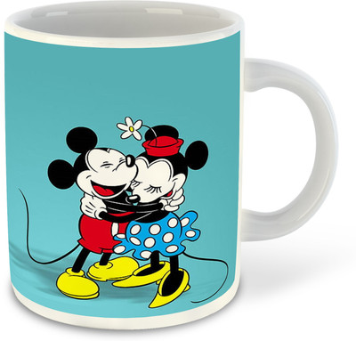 whats your kick Mug Mickey Mouse-CMC-325 ml pack of 1 _NEW Ceramic Coffee Mug(325 ml)