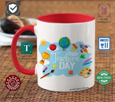 PRINT YOUR DREAM Teachar_day_spacial_mug_D Ceramic Coffee Mug(330 ml)