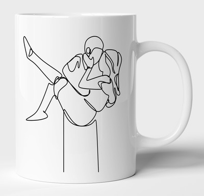 BLISSart NEW_BLSPMJP062-B Ceramic Coffee Mug(350 ml)