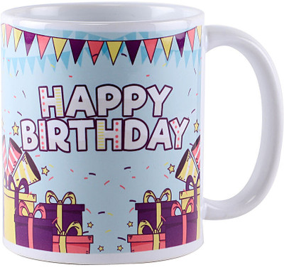 FNP Birthday Edition Printed Ceramic Coffee Mug(325 ml)