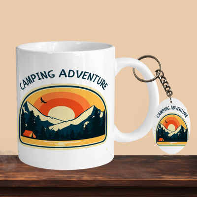 VM MALL 101_Camoing Adventure R-O Ceramic Coffee Mug(330 ml)