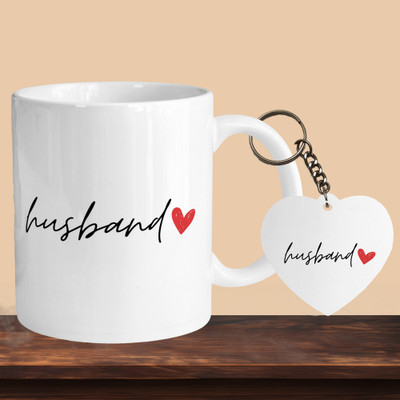 Printhorizon 101_Husband R-H Ceramic Coffee Mug(330 ml, Pack of 2)
