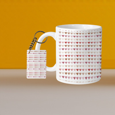 VMSHOPPINGMART 101_VM The Power Of Positivity L-R Ceramic Coffee Mug(330 ml, Pack of 2)