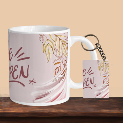 VM MALL 101_Make It Happen R-R Ceramic Coffee Mug(330 ml)