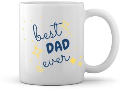 PRINT YOUR DREAM Father's Day Printed Ceramic Coffee Ceramic Coffee Mug(330 ml)