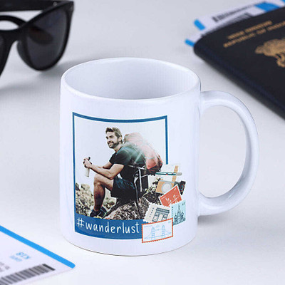 FNP Personalised Design Photo Ceramic Coffee Mug(325 ml)