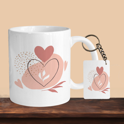 Printhorizon 101_Love 01 R-R Ceramic Coffee Mug(330 ml, Pack of 2)