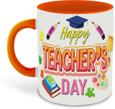 whats your kick new-wyk_Teachers Day Printed OrangeCoffee - D9 Ceramic Coffee Mug(325 ml)