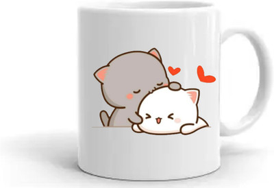 Ser Ak Bubu Dudu Designer Printed Coffee 9-01 Ceramic Coffee Mug(325 ml)