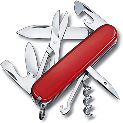 Leosportz 11 in 1 pocket Army swiss knife Stainless Steel your pocket friend 11 Swiss Army Knife(Red)