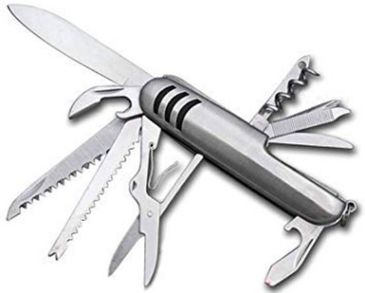 saysha 11 in 1 Grand Harvest Multifunctional Swiss Army Knife Multi-utility Knife(Grey)