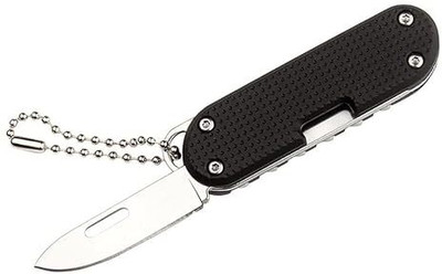 TOHAVEN Multifunctional Pocket Knife with Screwdriver 6 Multi-utility Knife(Black)