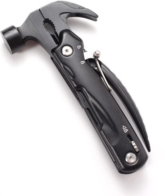 Ankri Multifunction Stainless Steel 12 in 1 Multi-Functional Pocket Hand Tool Set Multi Utility Plier(1 Tools, Black)