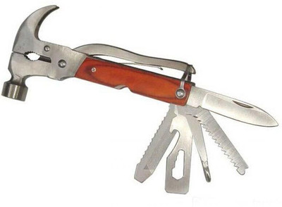 KP2 15 in 1 Multifunctional Hammer Tool kit Multi Utility Plier(10 Tools, Multicolor)