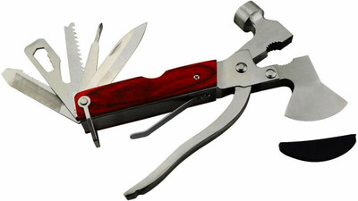 ASTOUND Heavy Duty Light Weight Axe Hammer Multi Tool, Axe, Knife(Brown)