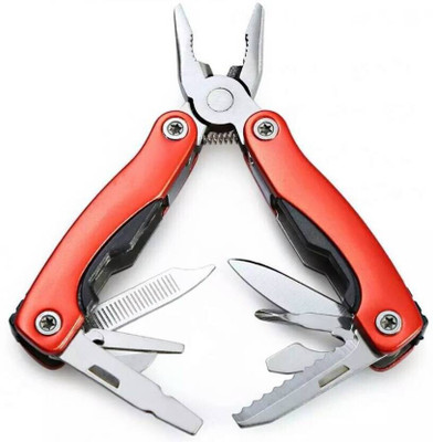 MENZY Royal Blue 9 in 1 Multi Functional Pocket Carry Tools Multi Utility Plier(9 Tools, Blue)