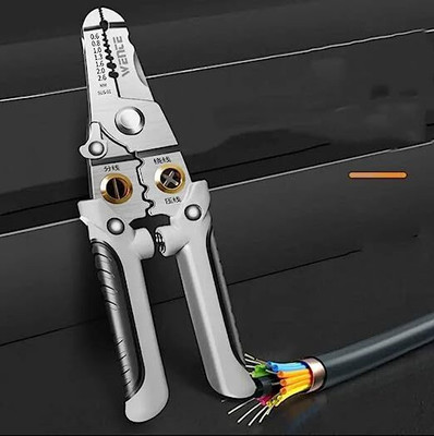 TROVEXX 6 in 1 Multifunction Wire Plier Tool, Special Upgrade Stripper for Electrician Multi Utility Plier(1 Tools, Multicolor)