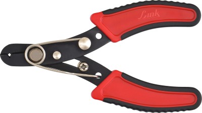 Link Wire Stipper, wire cutter Plier, with sharp cutting edges etc Multi Utility Plier(1 Tools, Red, Black)