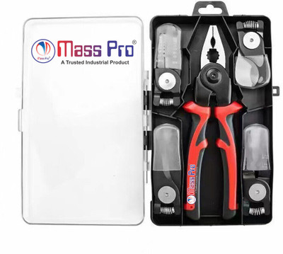 Mass Pro 5 in 1 All Purpose Versatile Heavy Duty Tool Kit,Multifunctional Pliers Lineman Plier(Length : 8 inch)